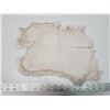 Image 2 : White rabbit fur pelt - 14.5" long