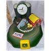 Image 4 : Collection of vintage toys, and John Deer clock