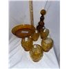 Image 1 : Collection of Amber glass pieces