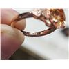 Image 8 : Beautiful Lab created Topaz, ladies ring - sz 6.5