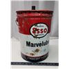 Image 1 : Imperial ESSO marvelube, 5 gal 20-20 motor oil pail