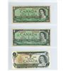 Image 1 : sheet of Canadian one dollar bank notes