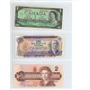 Image 1 : sheet of Canadian bank notes