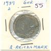 Image 1 : 1939 Germany  2 Reichsmark
