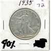 Image 1 : 1935 USA walking lady liberty half dollar