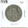 Image 1 : 1938 USA walking lady liberty half dollar