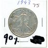 Image 1 : 1943 USA walking lady liberty half dollar