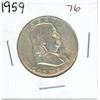 Image 1 : 1959 USA franklin half dollar