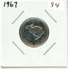 Image 1 : 1967 Canadian five cent coin