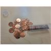 Image 2 : roll of canadian one cent coins in plastic tube