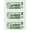 Image 2 : 3 sequential 1973 Bank of Canada One Dollar Notes BAC5343197-BAC5343199