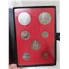 Image 1 : 1971 7 COIN PRESTIGE SET HAS TWO NICKEL DOLLARS