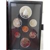 Image 1 : 1976 7 COIN PRESTIGE SET HAS BOTH NICKEL AND SILVER DOLLARS