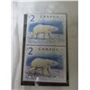 Image 3 : 2004 POLAR BEAR $ 2.00 COIN & STAMP IN WOODEN BOX