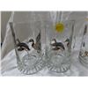 Image 2 : Lot of 4 Glass Beer Mugs