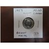 Image 1 : 1959 Silver 10 Cents. MS-63 with Cameo. Bright White.
