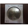 Image 1 : 1962 Silver Dollar. MS-63.