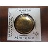 Image 1 : 1910 – 2010 Saskatchewan Roughriders Centennial Loonie Dollar. BU.