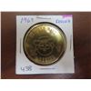 Image 1 : 1969 Regina Trade Dollar. Brass. BU.