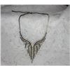 Image 2 : Elegant Sparkle Drape Necklace   Adjustable Length