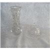 Image 1 : Crystal Vase and Covered Butter Dish