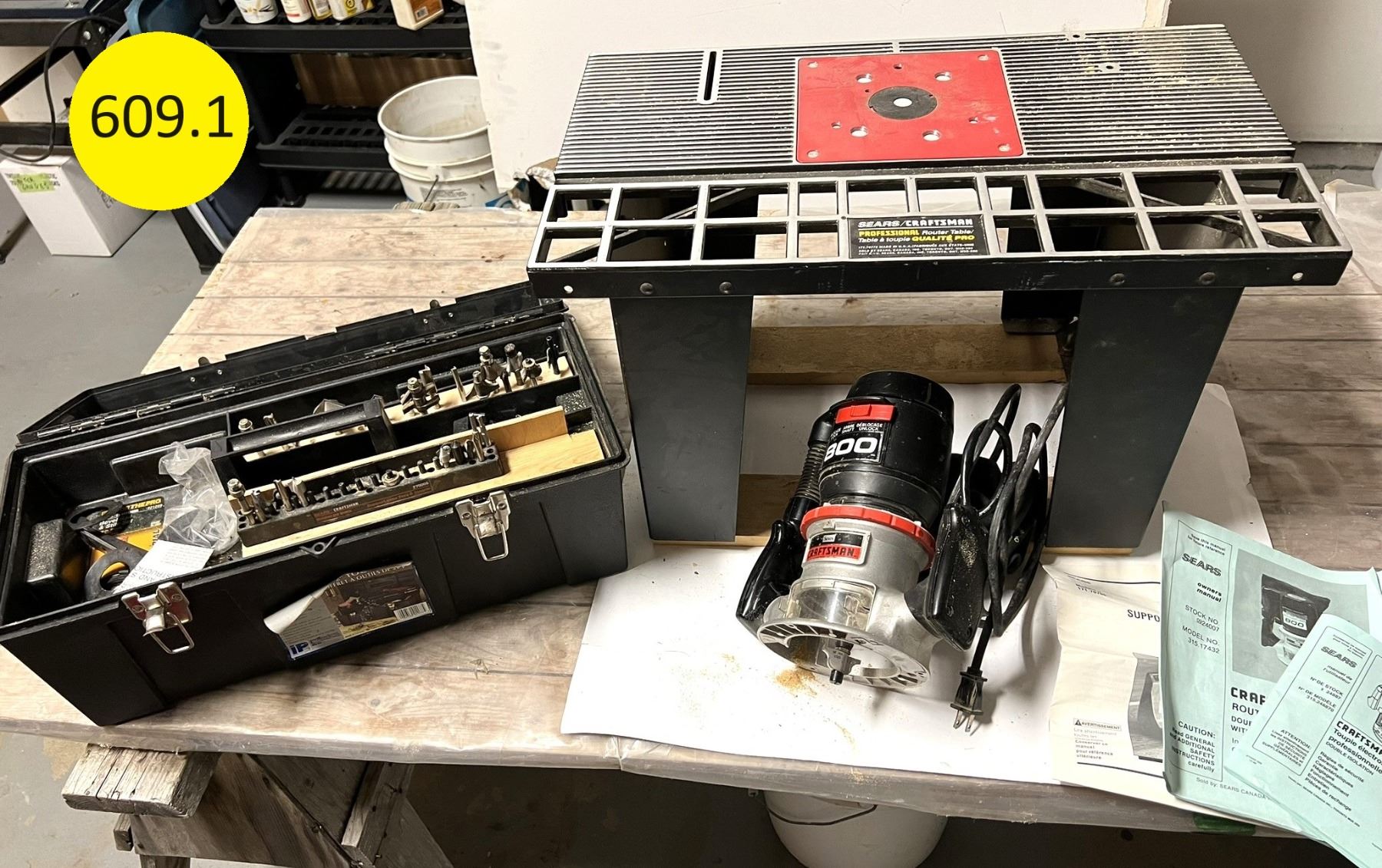 Complete router set up - Schmalz Auctions