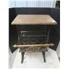 Image 1 : vintage magazine rack/side table