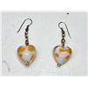 Image 4 : Orange heart, necklace and earring set