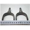 Image 3 : Pair of galvanized oar supports