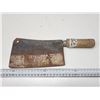 Image 1 : Wood handle meat cleaver