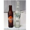 Image 1 : Orange Crush brown and clear pop bottles