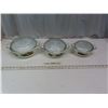 Image 3 : 3 pyrex casserole dish with glass lids