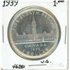 Image 1 : 1939 Canadian silver dollar