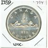 Image 1 : 1959 Canadian silver dollar