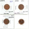 Image 1 : 4 x 2006 Canadian one cents