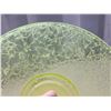 Image 3 : Vaseline Uranium glass, handled serving dish