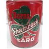 Image 2 : Red burns shamrock pure lard tin can with lid