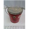 Image 3 : Red burns shamrock pure lard tin can with lid