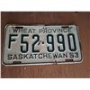 Image 1 : 1953 Farm Vehicle License Plate F52-990