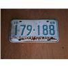 Image 1 : 1968 Passenger License Plate 179-188