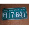 Image 1 : 1969 Farm Vehicle License Plate F117-841
