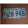 Image 1 : 1970 Farm Vehicle License Plate F128-948