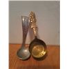Image 1 : Vintage Brass Genie Nabob Coffee Measuring Spoon and Vintage 1924-25 Creamtop tin Ladle