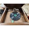 Image 4 : Vintage "Brunswick" gramophone record player - works - 45"H x 20"W x 21"D