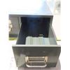 Image 3 : 14.5x15" tin filing cabinet 6" tall