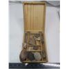 Image 1 : wooden box of assorted stones