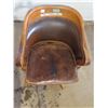 Image 4 : antique swival oak office chair