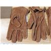 Image 3 : 3 pairs of large SZ leahter work gloves- new