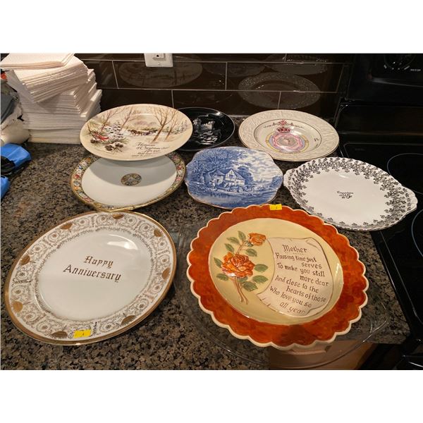 Assortment Of Decorative Plates