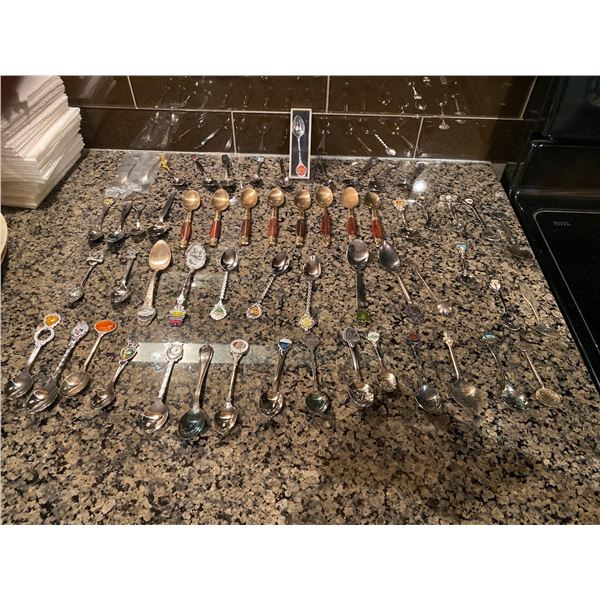 Huge Assortment Of Collectable Miniature Spoons